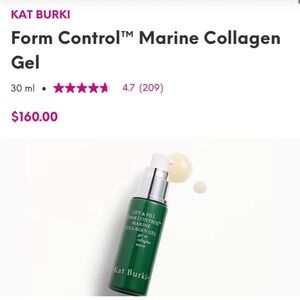 Kat Burki Lift & Fill Form Control Marine Collagen Gel